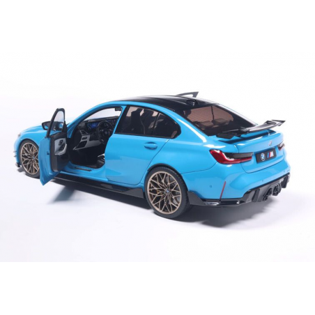 BMW M3 (G80) Performance Parts '24, blauw - 1:18 - Solido