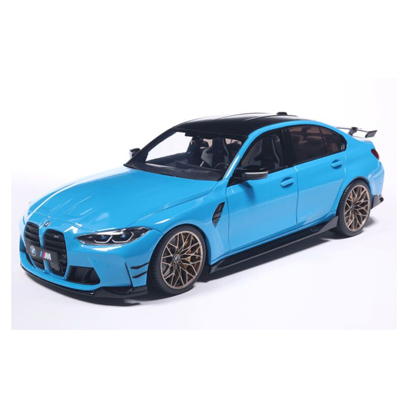 BMW M3 (G80) Performance Parts '24, blauw - 1:18 - Solido