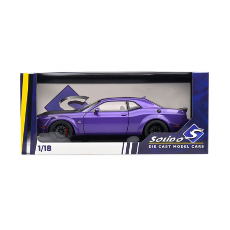 Dodge Challenger SRT Hellcat redeye widebody '20, paars - 1:18 - Solido