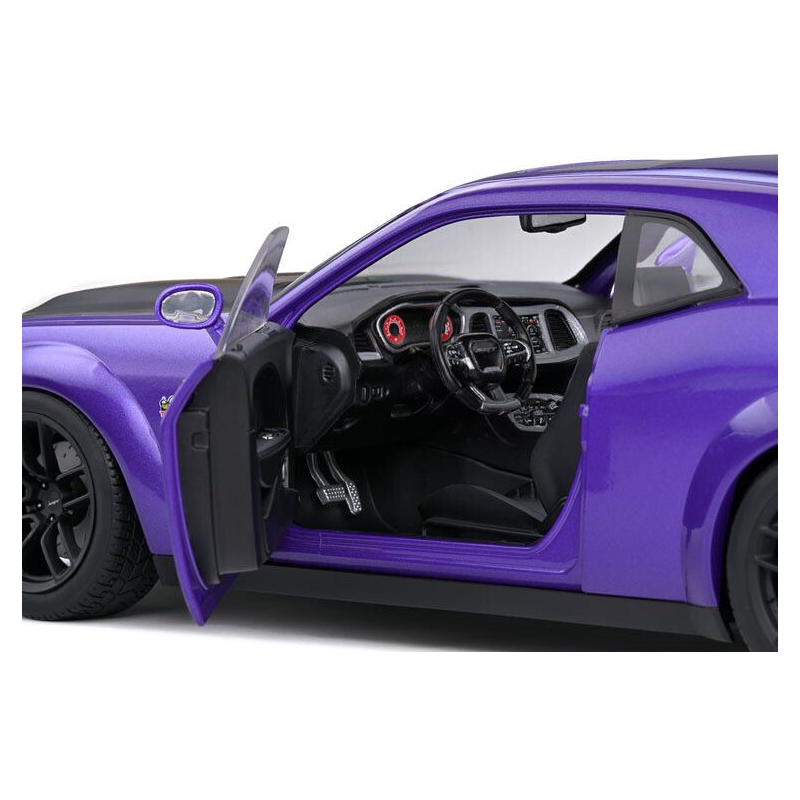 Dodge Challenger SRT Hellcat redeye widebody '20, paars - 1:18 - Solido