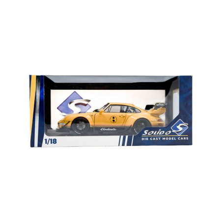 Porsche 911 (993) RWB bodykit Cinderella '20, geel - 1:18 - Solido