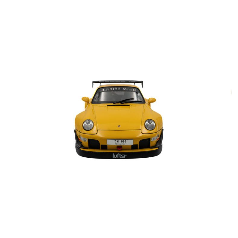 Porsche 911 (993) RWB bodykit Cinderella '20, geel - 1:18 - Solido