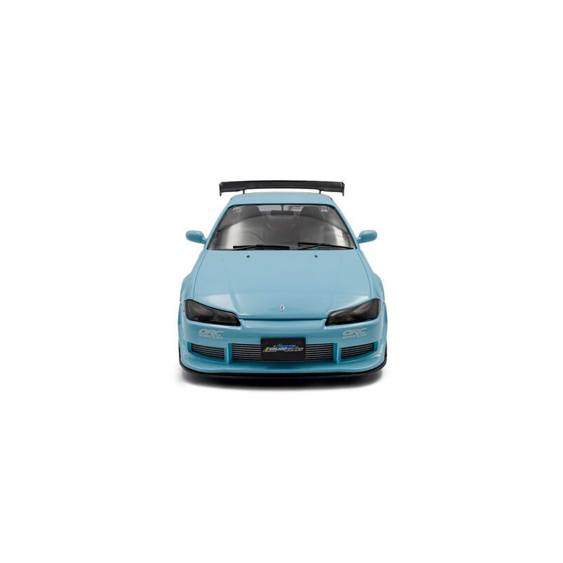Nissan Silvia S15 Spec-R Aero Solido Works '99, blauw - 1:18 - Solido