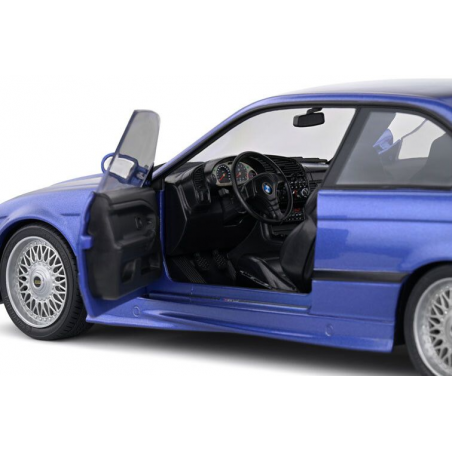 BMW M3 (E36) coupe Solido Works '96, blauw - 1:18 - Solido