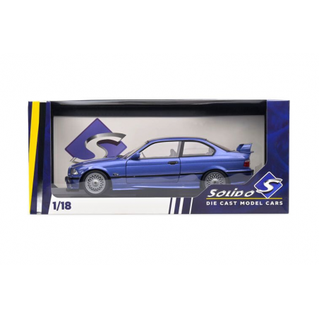 BMW M3 (E36) coupe Solido Works '96, blauw - 1:18 - Solido