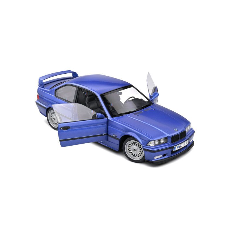 BMW M3 (E36) coupe Solido Works '96, blauw - 1:18 - Solido