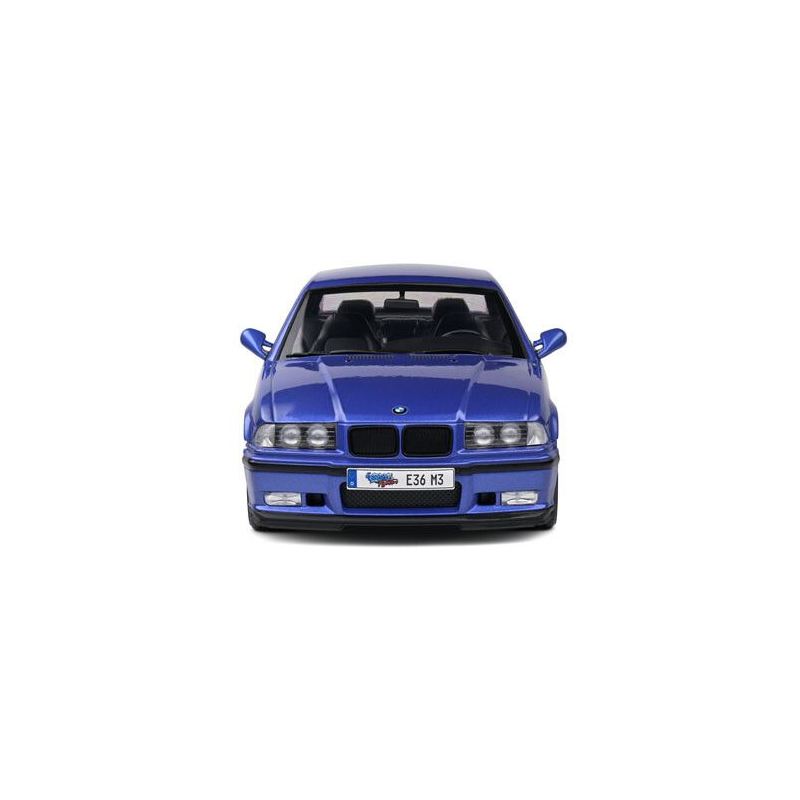 BMW M3 (E36) coupe Solido Works '96, blauw - 1:18 - Solido