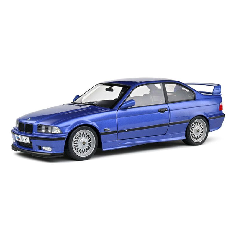 BMW M3 (E36) coupe Solido Works '96, blauw - 1:18 - Solido