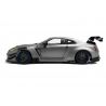 Nissan GT-R (R35) W/ Liberty Walk bodykit 2.0 '23, zilver - 1:18 - Solido