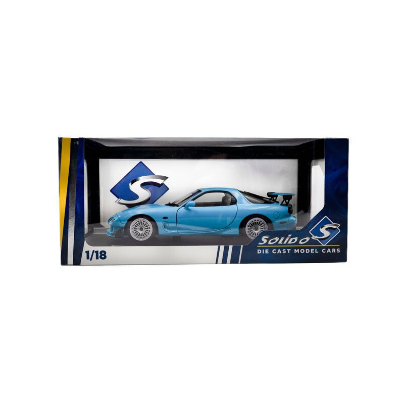 Mazda RX7 FD3RS Solido Works '99, blauw - 1:18 - Solido