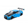 Nissan GT-R (R35) W/ Liberty Walk bodykit 2.0 '24, blauw - 1:18 - Solido