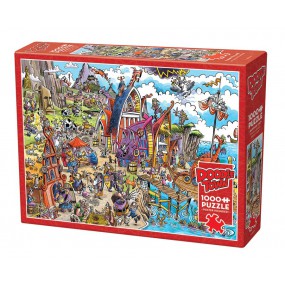 Doodletown: Viking Village, Cobble Hill 1000 stukjes