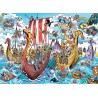 Doodletown: Viking voyage Cobble Hill 1000 stukjes