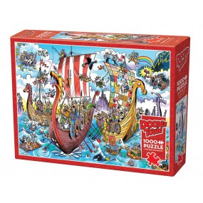Doodletown: Viking voyage, Cobble Hill 1000 stukjes