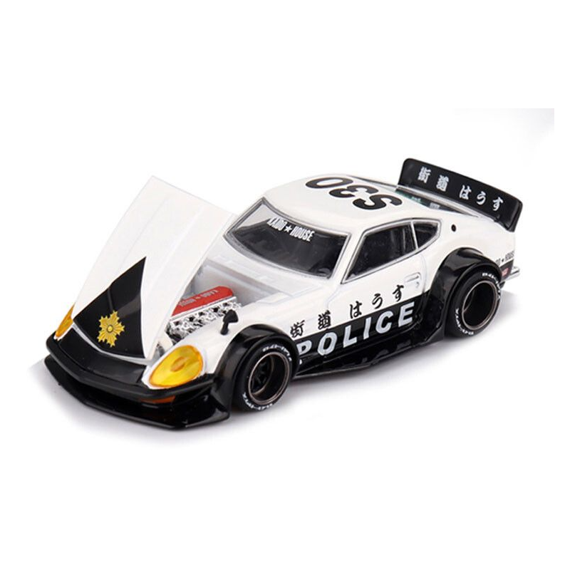 Nissan Fairlady Z Kaido GT Police '78, Kaido House 1:64, Mini GT