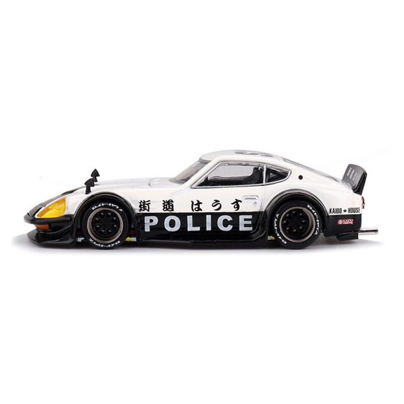 Nissan Fairlady Z Kaido GT Police '78, Kaido House 1:64, Mini GT