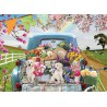 Country truck in spring, Cobble Hill 500 XL stukjes