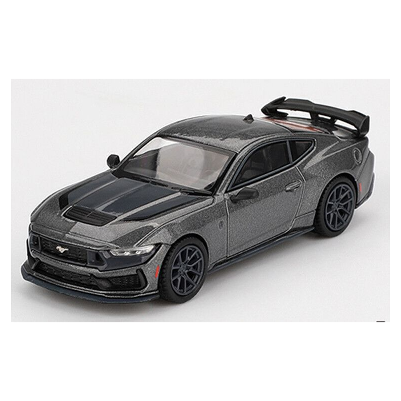 Ford Mustang Dark Horse '24, grijs (Carbonized Gray), 1:64, MiniGT (1144)