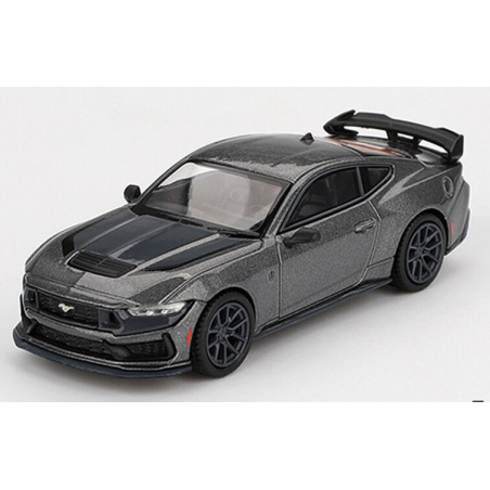 Ford Mustang Dark Horse '24, grijs (Carbonized Gray), 1:64, MiniGT (1144)