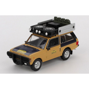 Land Rover Range Rover Camel Trophy S. '81 Swoboda & Mentel, 1:64, MiniGT (1144) (Blister verpakking)