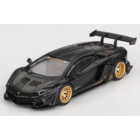 Lamborghini Aventador LB-Works lim. Ed. '24, matt zwart, 1:64, MiniGT (1087) (Blister verpakking)