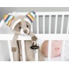Zazu - Baby comforter, Racoon Robin grijs