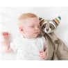 Zazu - Baby comforter, Racoon Robin grijs