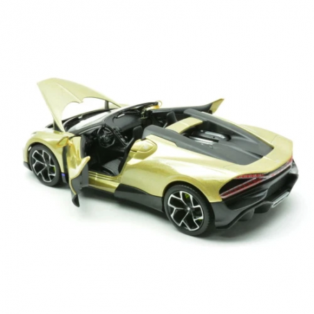 Bugatti W16 Mistral (Goud) 1:24, Welly
