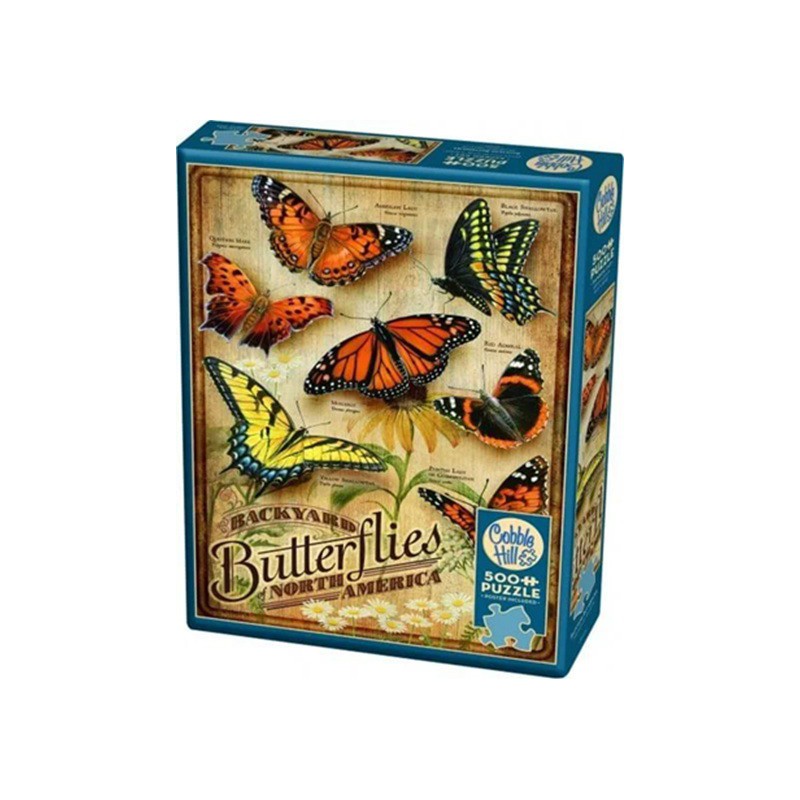 Backyard butterflies, Cobble Hill 500 XL stukjes