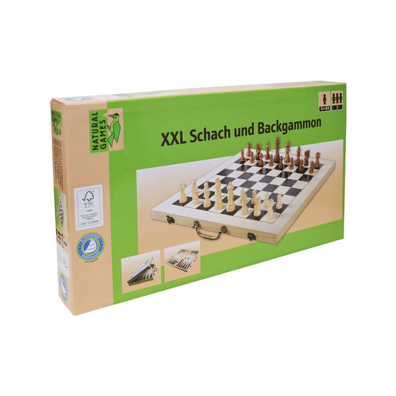 Natural games - Schaak en Backgammon Cassette