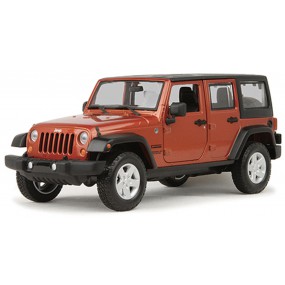 Jeep Wrangler Unlimited 2015 (Oranje) 1:24, Maisto