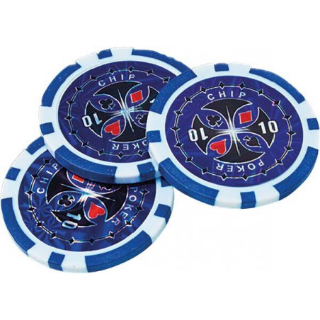 Natural games - Pokerset in koffer met 300 chips