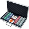 Natural games - Pokerset in koffer met 300 chips