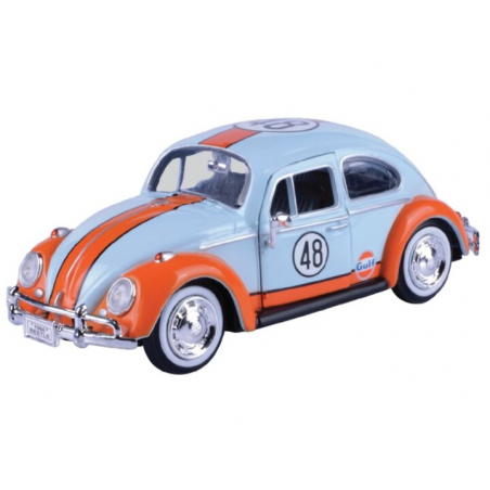 VW Kever Nr48 'Gulf Oil" 1966, 1:24, MotorMax