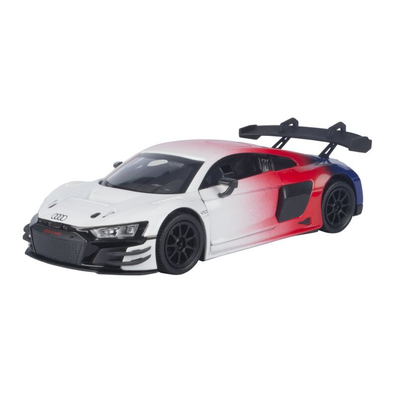 Audi R8 LMS GT 2022 Custom Wrap (Wit/Rood/Blauw), 1:24, MotorMax