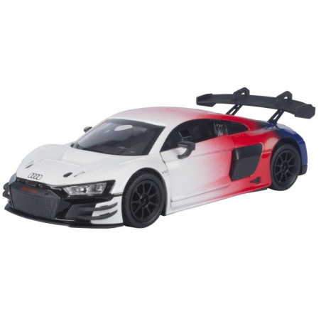 Audi R8 LMS GT 2022 Custom Wrap (Wit/Rood/Blauw), 1:24, MotorMax