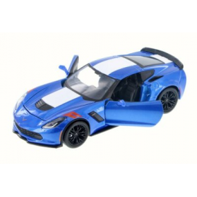 Chevrolet Corvette Grand Sport 2019 (Blauw), 1:24, MotorMax
