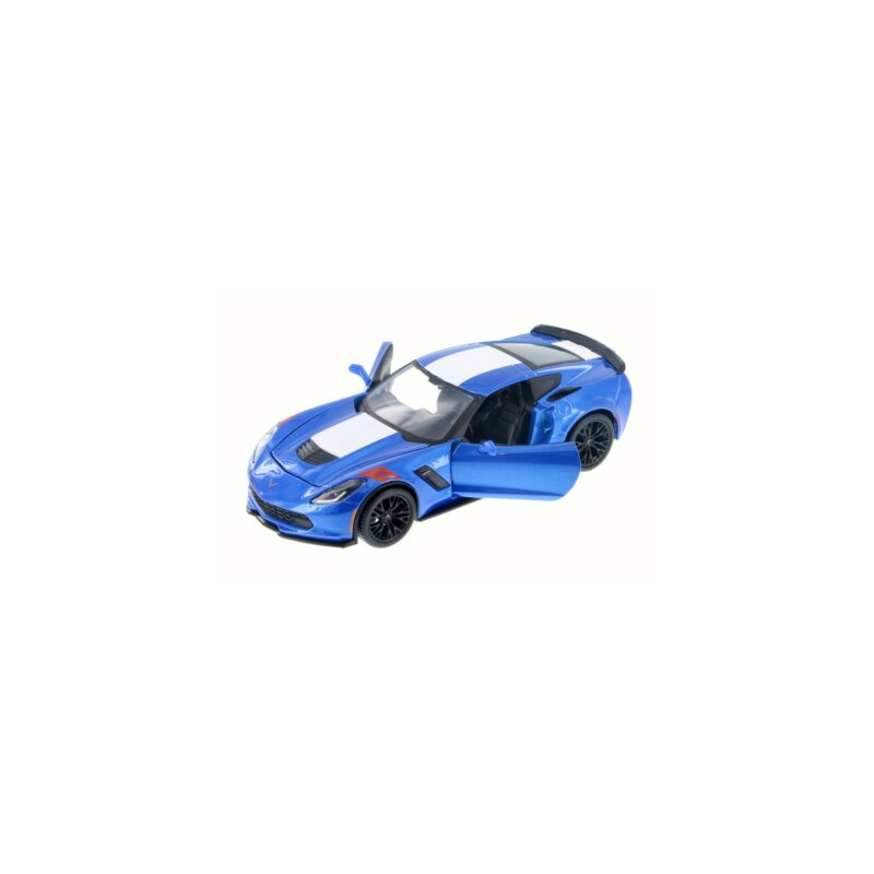 Chevrolet Corvette Grand Sport 2019 (Blauw), 1:24, MotorMax