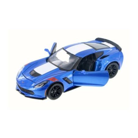 Chevrolet Corvette Grand Sport 2019 (Blauw), 1:24, MotorMax