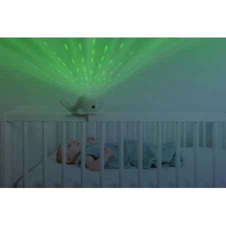 Zazu - Light projector, Wally de walvis grijs