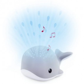 Zazu - Light projector, Wally de walvis grijs