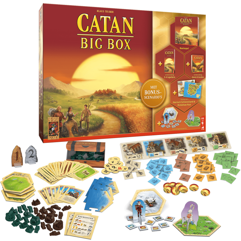 Kolonisten van Catan  Big box set  3/4 spelers