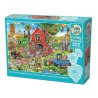 Family puzzle- Farmyard folly, Cobble Hill 350 stukjes