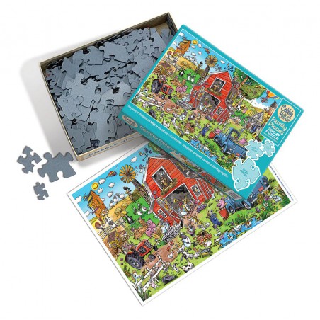 Family puzzle- Farmyard folly, Cobble Hill 350 stukjes