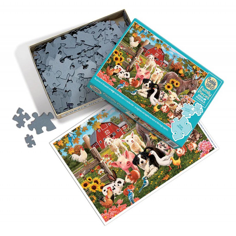 Family puzzle- Family farm Cobble Hill 350 stukjes