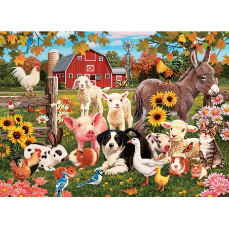 Family puzzle- Family farm Cobble Hill 350 stukjes
