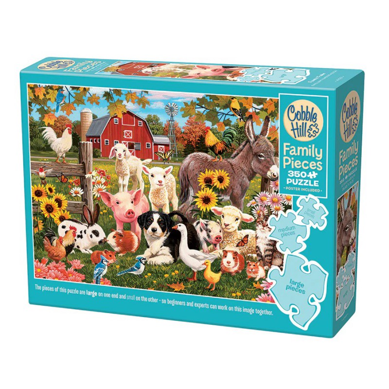 Family puzzle - Family farm, Cobble Hill 350 stukjes