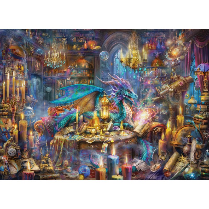 Family puzzle- The Library keeper Cobble Hill 350 stukjes
