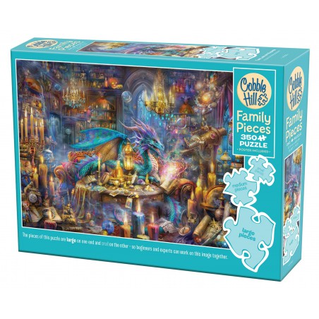 Family puzzle - The Library keeper, Cobble Hill 350 stukjes