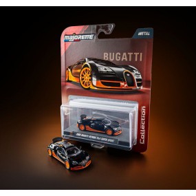Bugatti Veyron 16.4 S.S. '05, zwart/oranje (Majorette Col.)